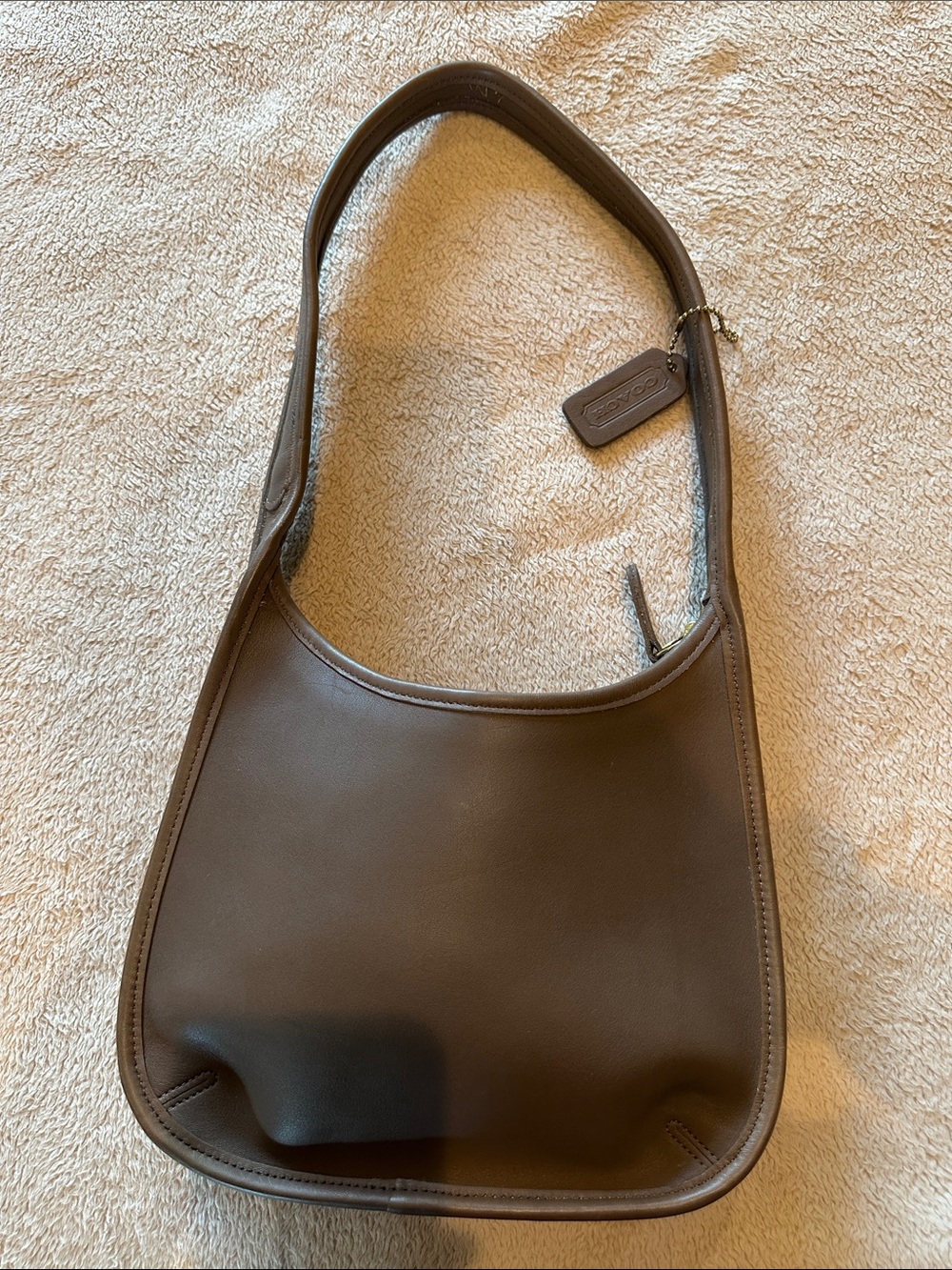 Coach Brown Leather Shoulder Bag